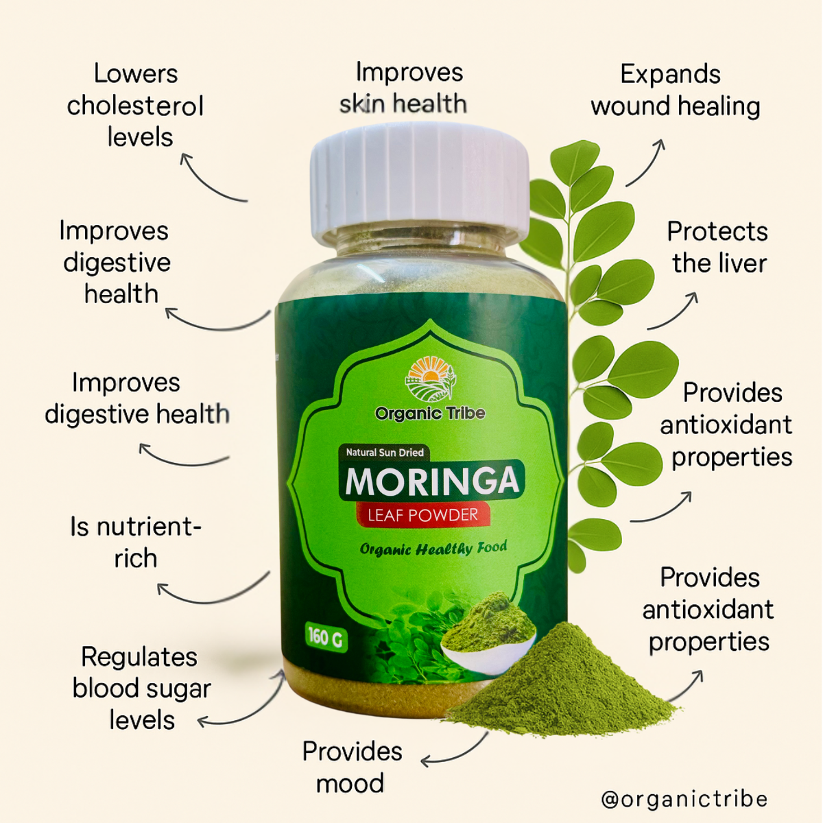 Moringa Leaves Powder 160g